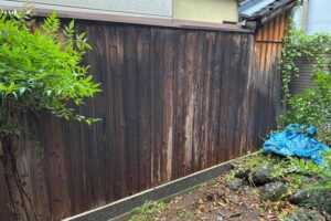 京都を拠点に活動するランドスケープデザインスタジオplantwiseが植栽設計した京町家の造園施工前