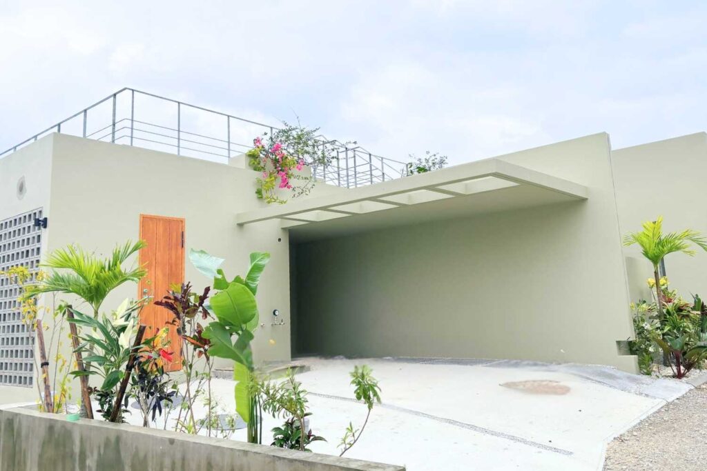 沖縄古宇利島の庭づくり